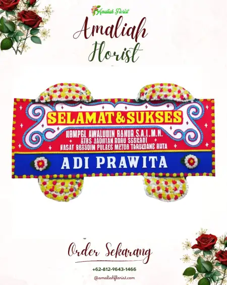 Papan Bunga Ucapan Selamat Sungai Are
